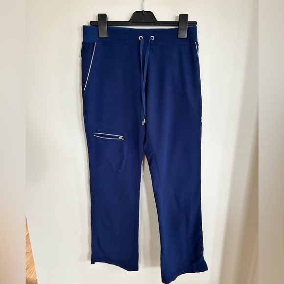 Women’s HH360 Healing Hands Navy Scrubs Set with Jacket - Picture 2 of 5